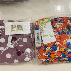 Lot of 2 Lularoe Disney leggings. New w/ tags, OS